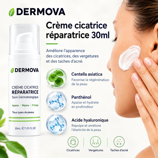 Dermova – Crème Cicatrice Réparatrice